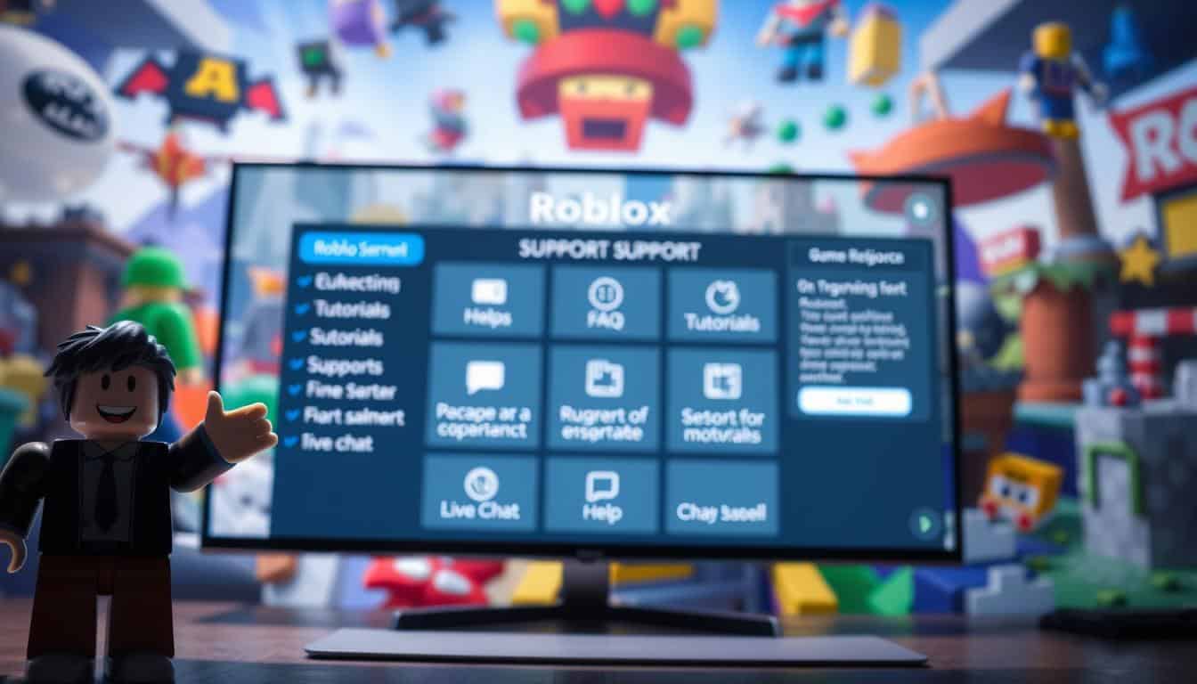 Roblox support for game assistance