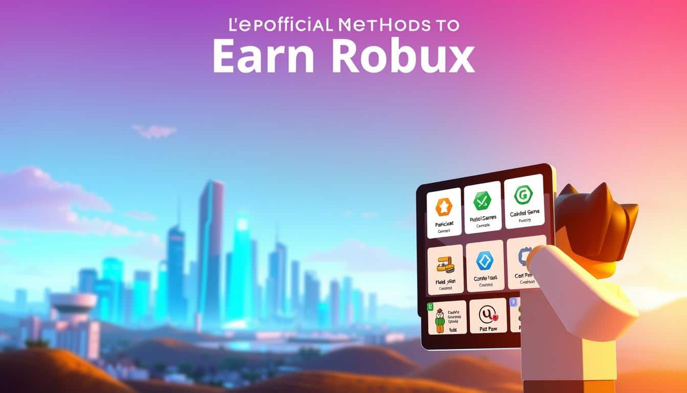 Earn Robux official methods