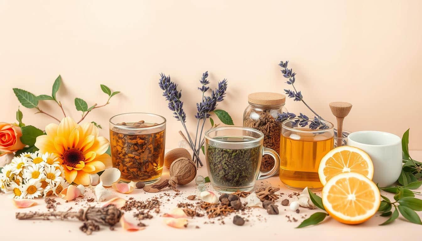 Natural teas to improve skin