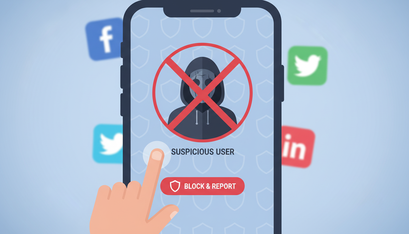 block and report users